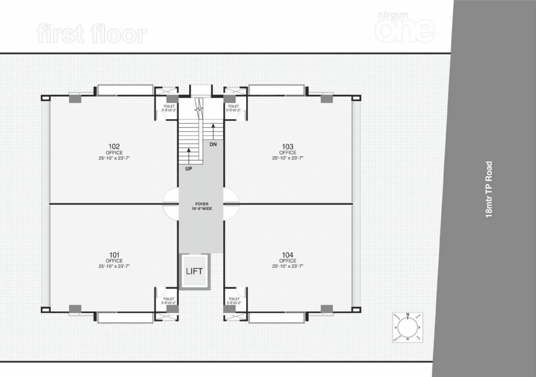  one One Cluster Plan for 1st Floor