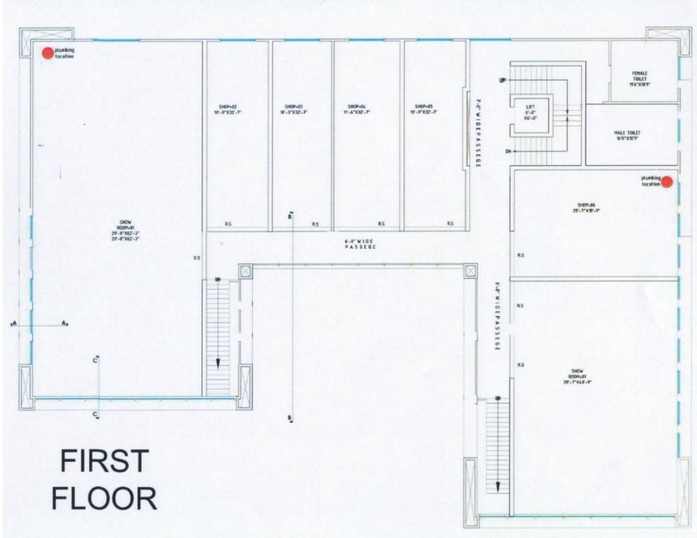  aarna 673 A Cluster Plan For 1st Floor
