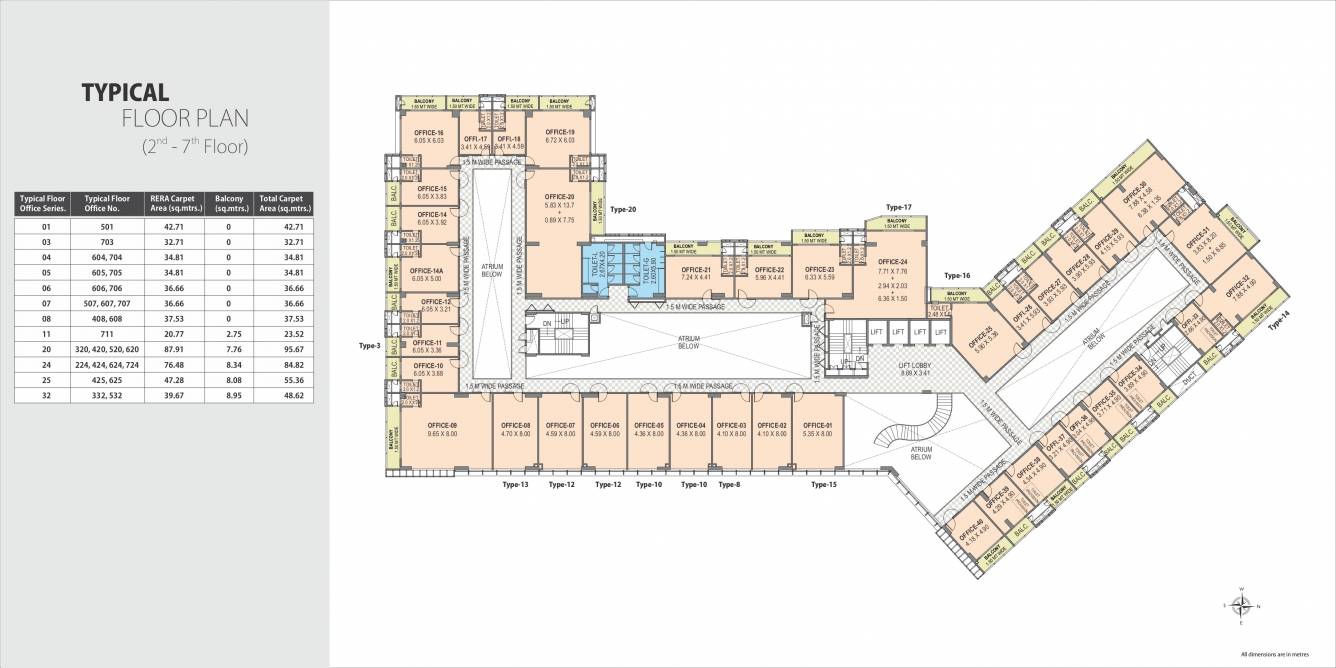  imperium star Imperium Star Cluster Plan from 2nd to 7th Floor