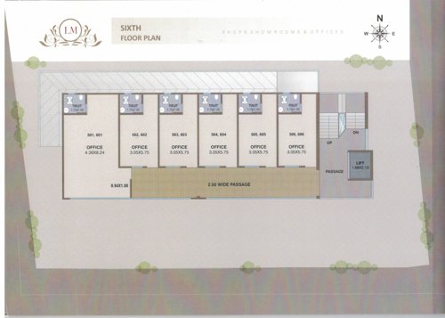 La Majesty Cluster Plan for 6th Floor la-majesty La Majesty Cluster Plan for 6th Floor