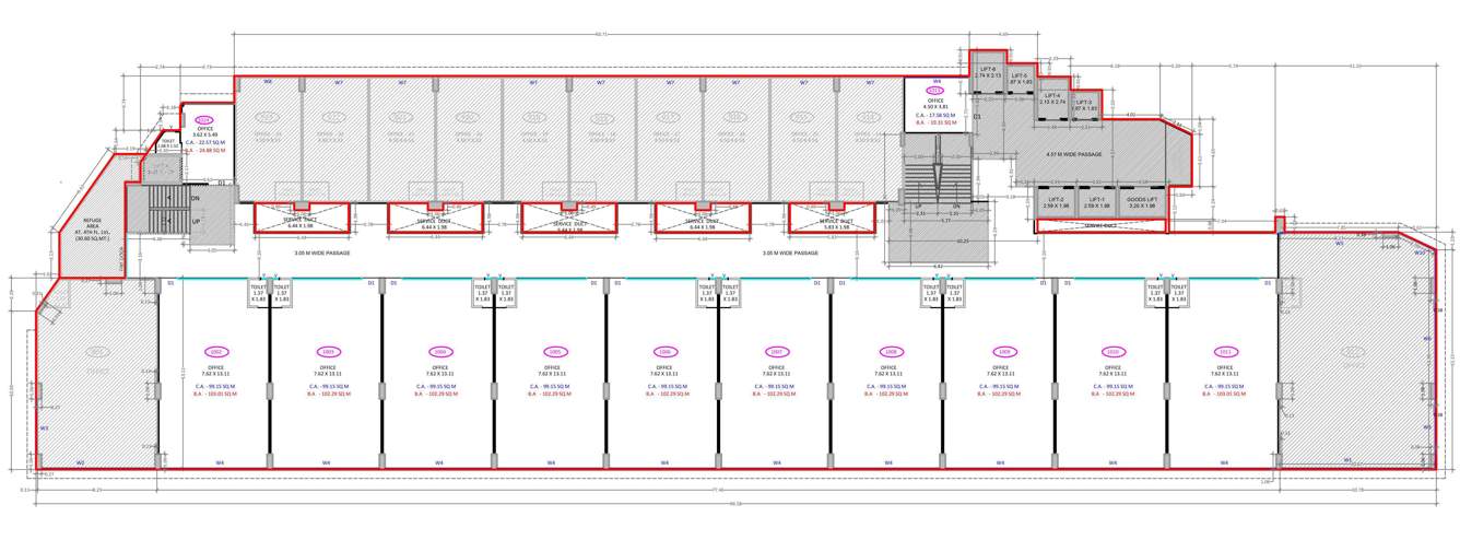  maadhyam business hub Maadhyam Business Hub Cluster Plan For 10th Floor