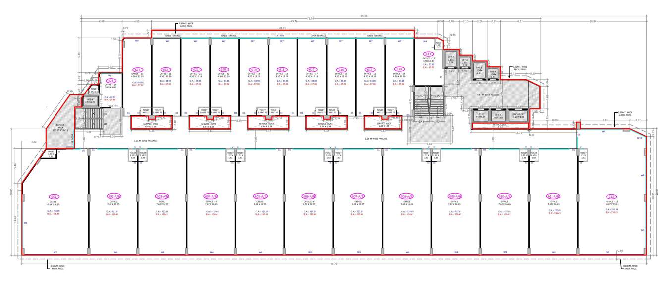  maadhyam business hub Maadhyam Business Hub Cluster Plan For 6th Floor