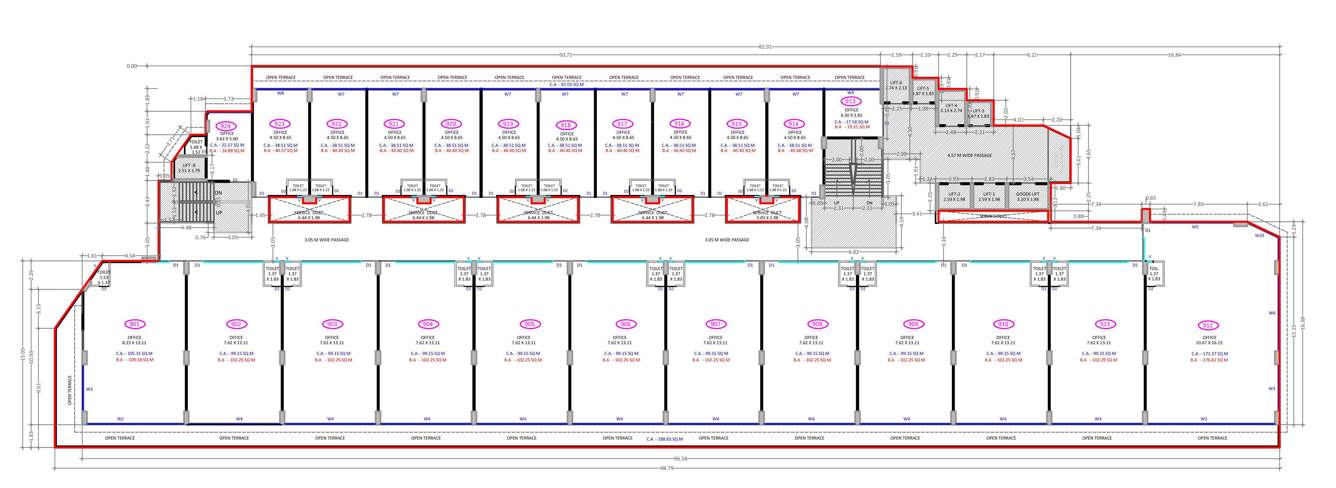  maadhyam business hub Maadhyam Business Hub Cluster Plan For 9th Floor