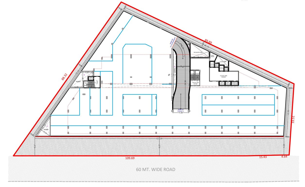  maadhyam business hub Maadhyam Business Hub Cluster Plan For Basement 1