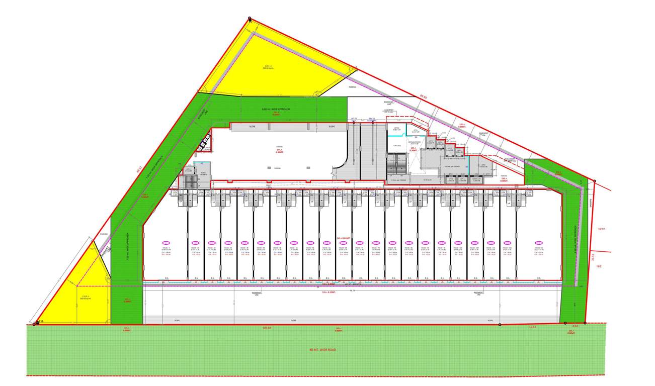  maadhyam business hub Maadhyam Business Hub Cluster Plan For Ground Floor