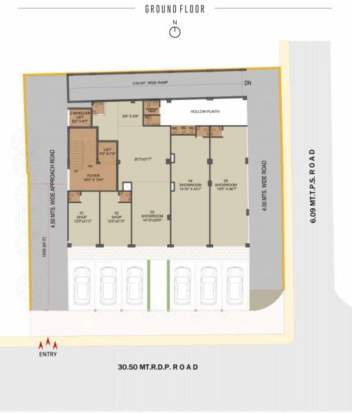  empire-crest Empire Crest Ground Floor Cluster Plan