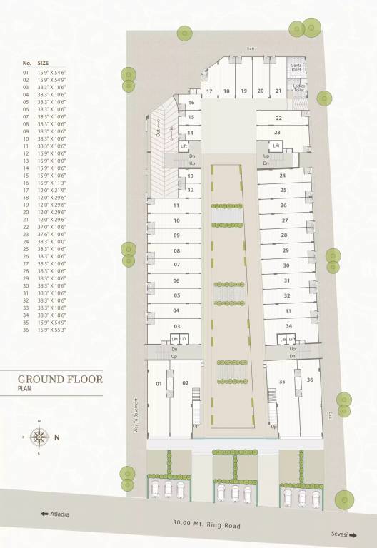 capital Capital Cluster Plan for ground Floor