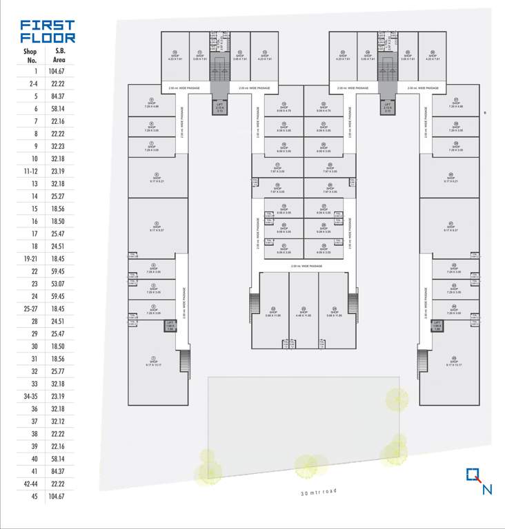  s9 square S9 Square Cluster Plan for 1st Floor