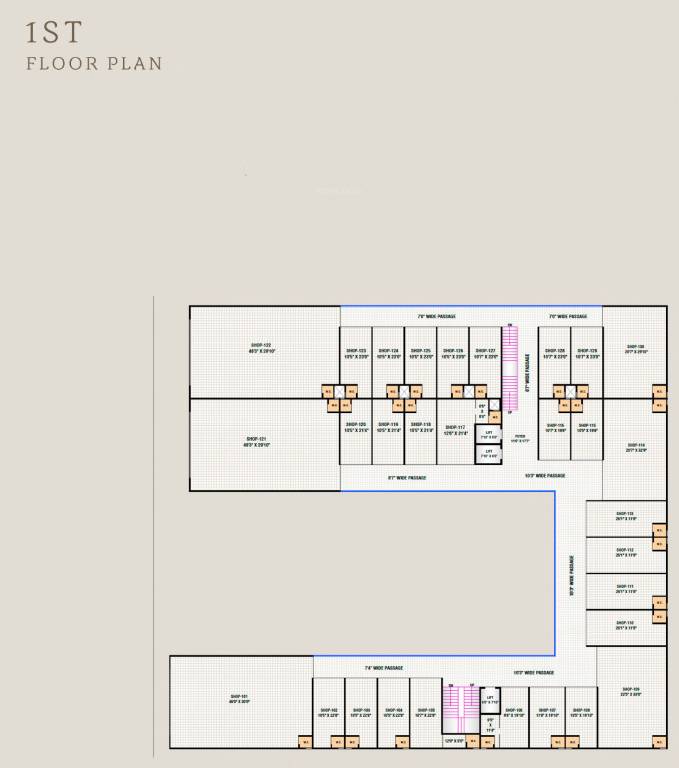  akshar matrix Akshar Matrix 1st Floor Cluster Plan