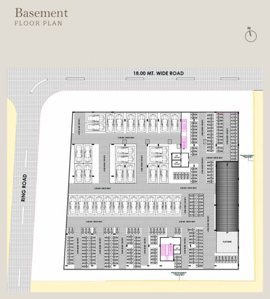  akshar-matrix Akshar Matrix Basement Cluster Plan