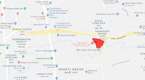 Location Plan kuberji-valentine-textile-market Location Plan