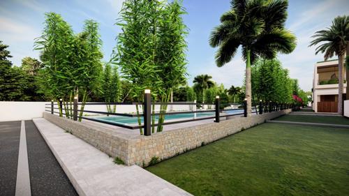  coco-town Landscape Garden and Tree Planting