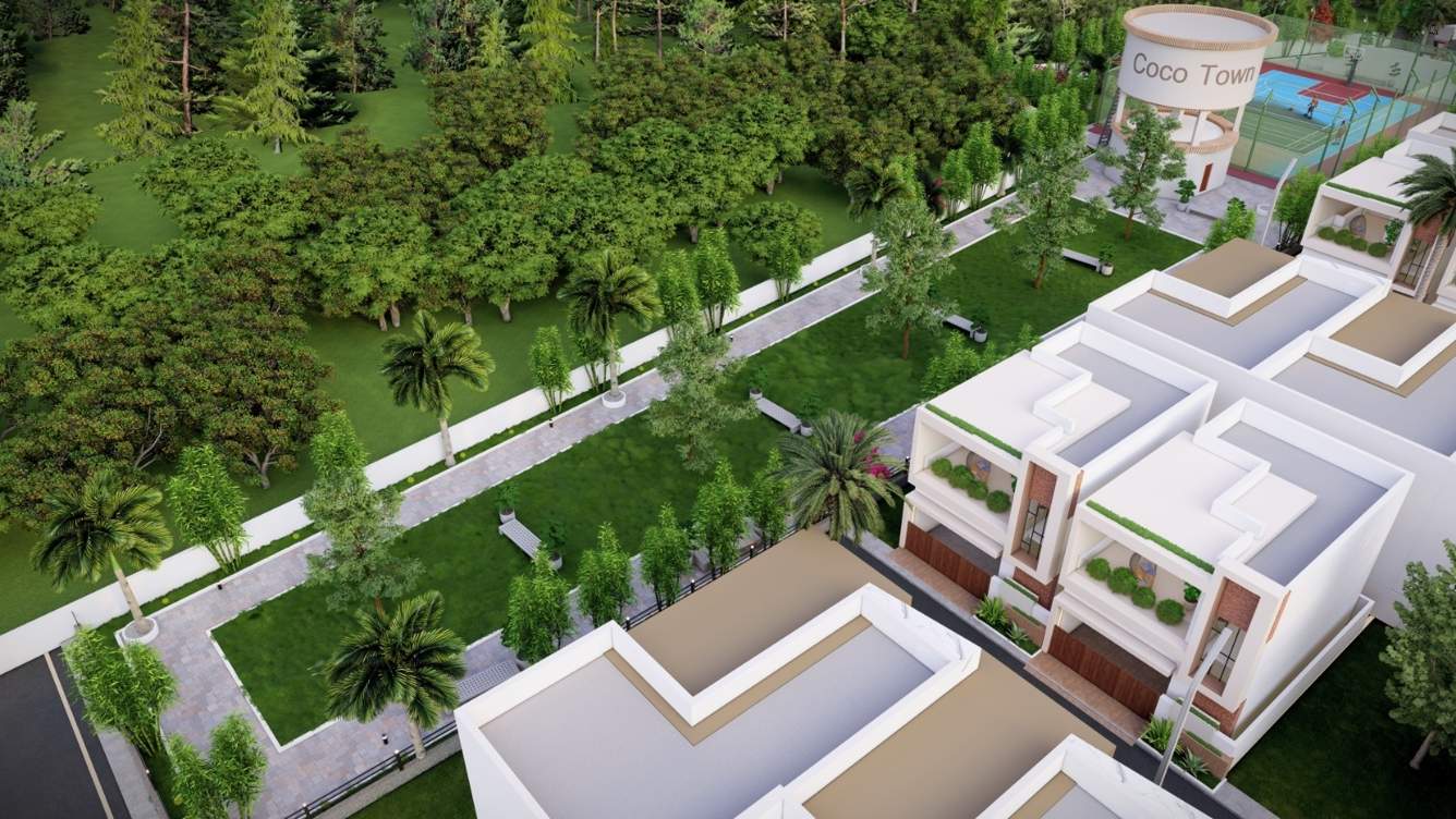 coco town Landscape Garden and Tree Planting