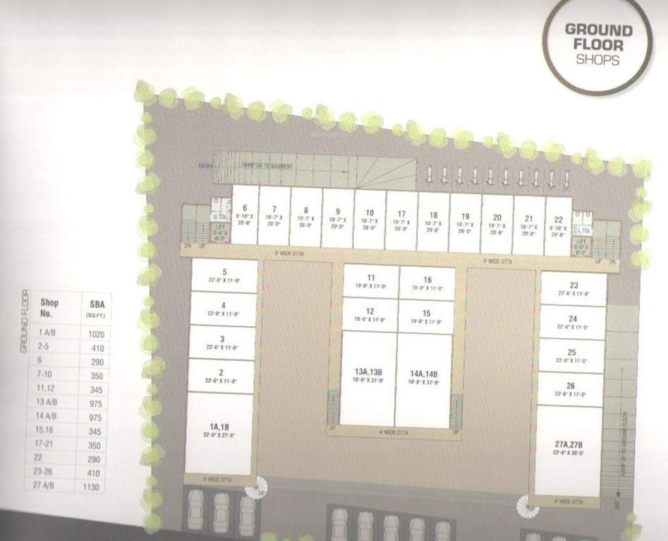  orchid plaza A Ground Cluster Plan