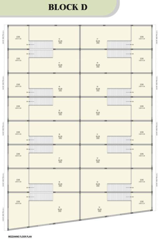  kudrat industrial park D Mezzanine Cluster Plan
