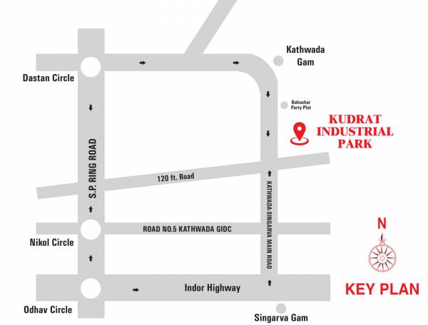  kudrat-industrial-park Location Plan