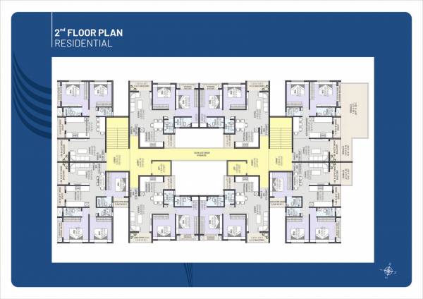  vraj-samarth-sky Vraj Samarth Sky Cluster Plan for 2nd Floor