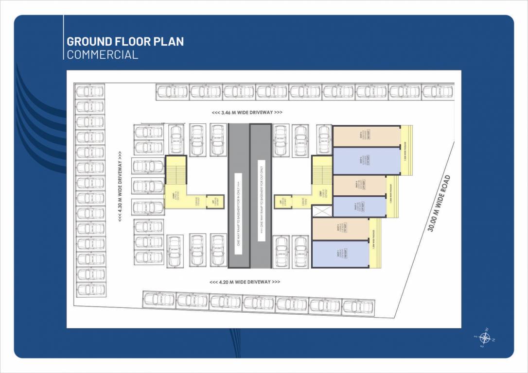  vraj samarth sky Vraj Samarth Sky Cluster Plan for ground Floor