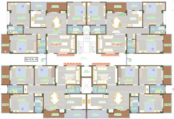  divya-ii Type 1 Cluster Plan