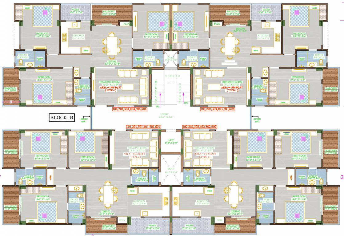  divya ii Type 1 Cluster Plan