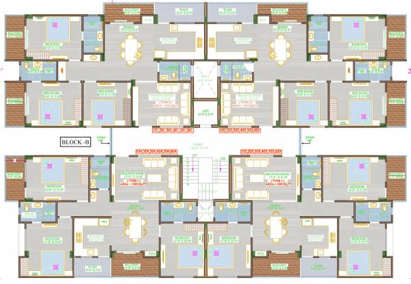 divya-ii Type 2 Cluster Plan