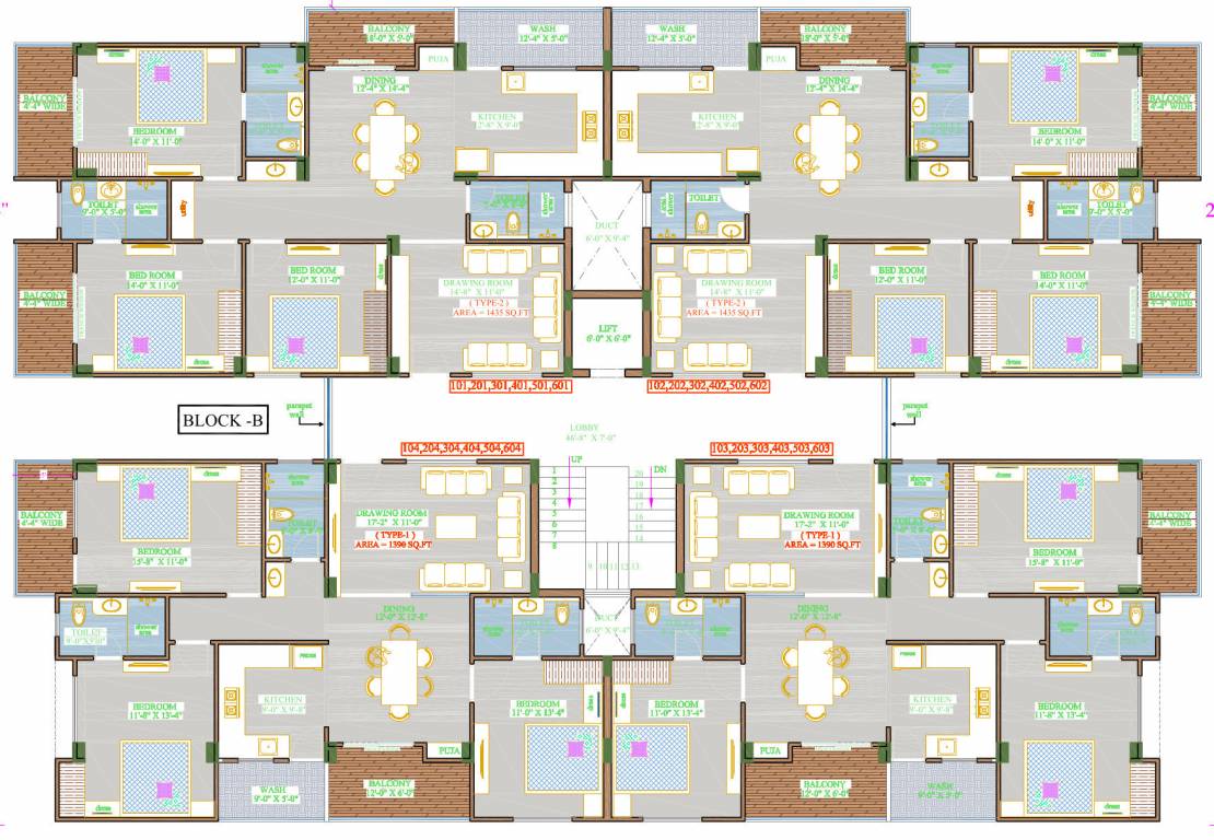  divya ii Type 2 Cluster Plan