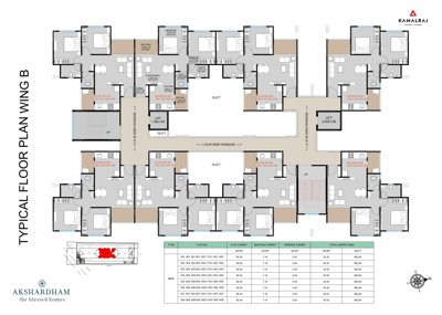  akshardham Kamalraj Akshardham A Building Cluster Plan