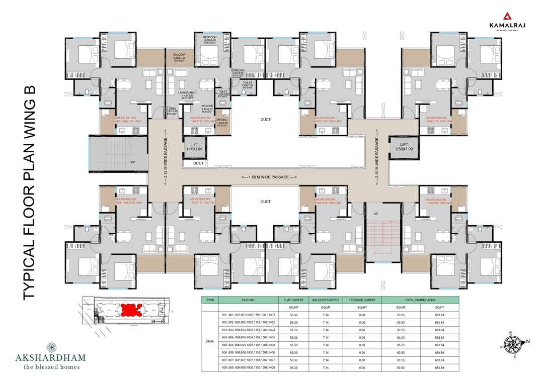  akshardham Kamalraj Akshardham A Building Cluster Plan