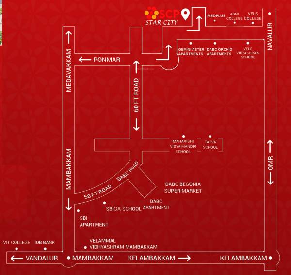  star-city Location Plan