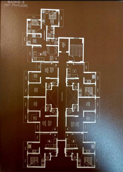  maruti-homes Building 2 Cluster Plan from 1st to 7th Floor
