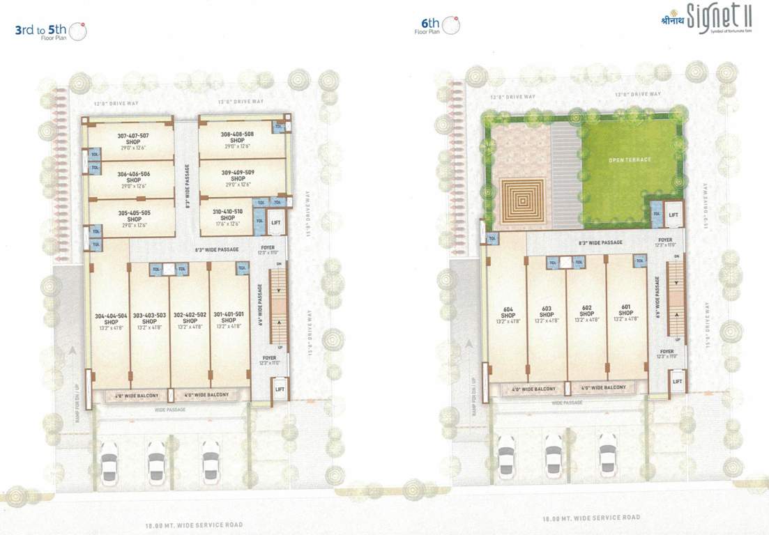  signet ii Signet II Cluster Plan from 3rd to 6th Floor