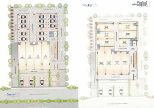  signet-ii Signet II Cluster Plan from ground to 2nd Floor