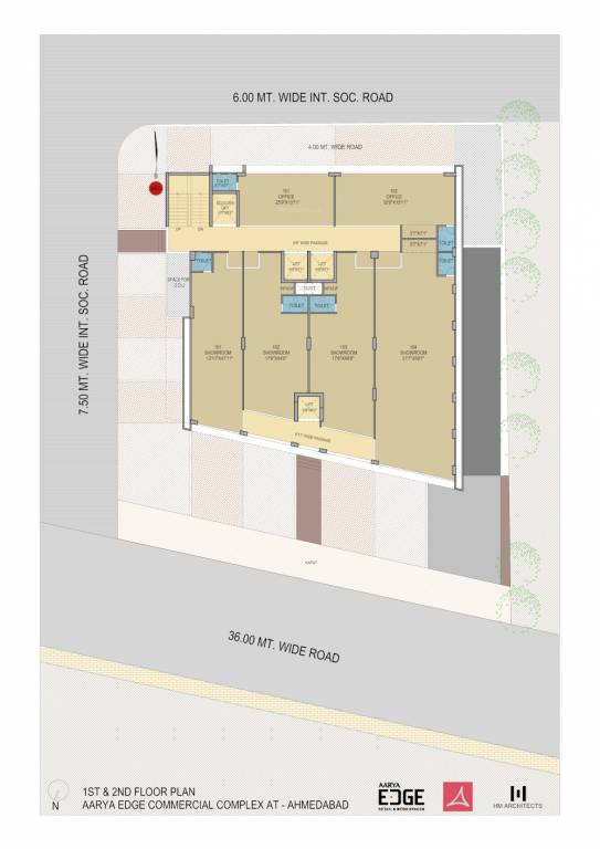  edge Edge Cluster Plan from 1st to 2nd Floor