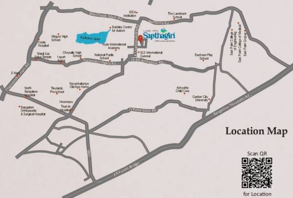  lake-view-sapthagiri Location Plan