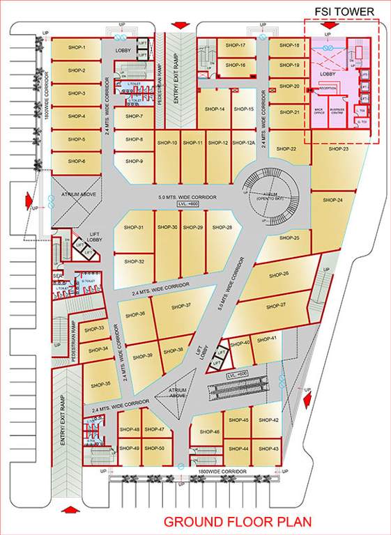  zenith towers conv shop sector j su Zenith Towers Conv Shop Sector J Su Cluster Plan for ground Floor