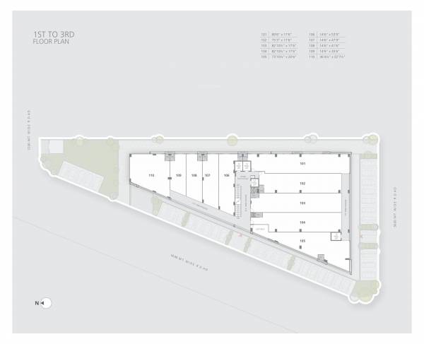  satved Satved Cluster Plan from 1st to 3rd Floor