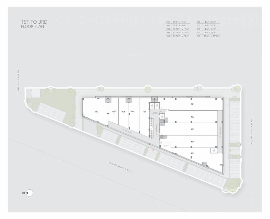  satved Satved Cluster Plan from 1st to 3rd Floor