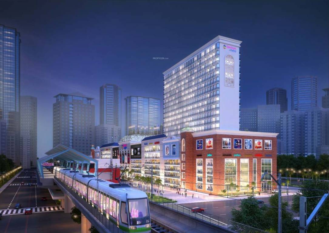 blue spectrum metro block a and e Elevation