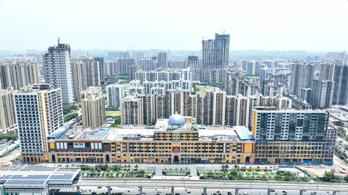 blue spectrum metro block a and e Elevation