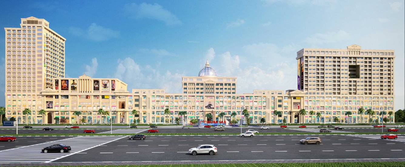 blue spectrum metro block a and e Elevation