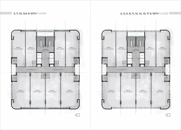  obelisk Obelisk Cluster Plan from 3rd to 18th Floor