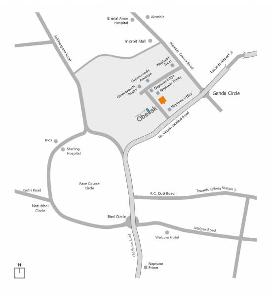  obelisk Location Plan