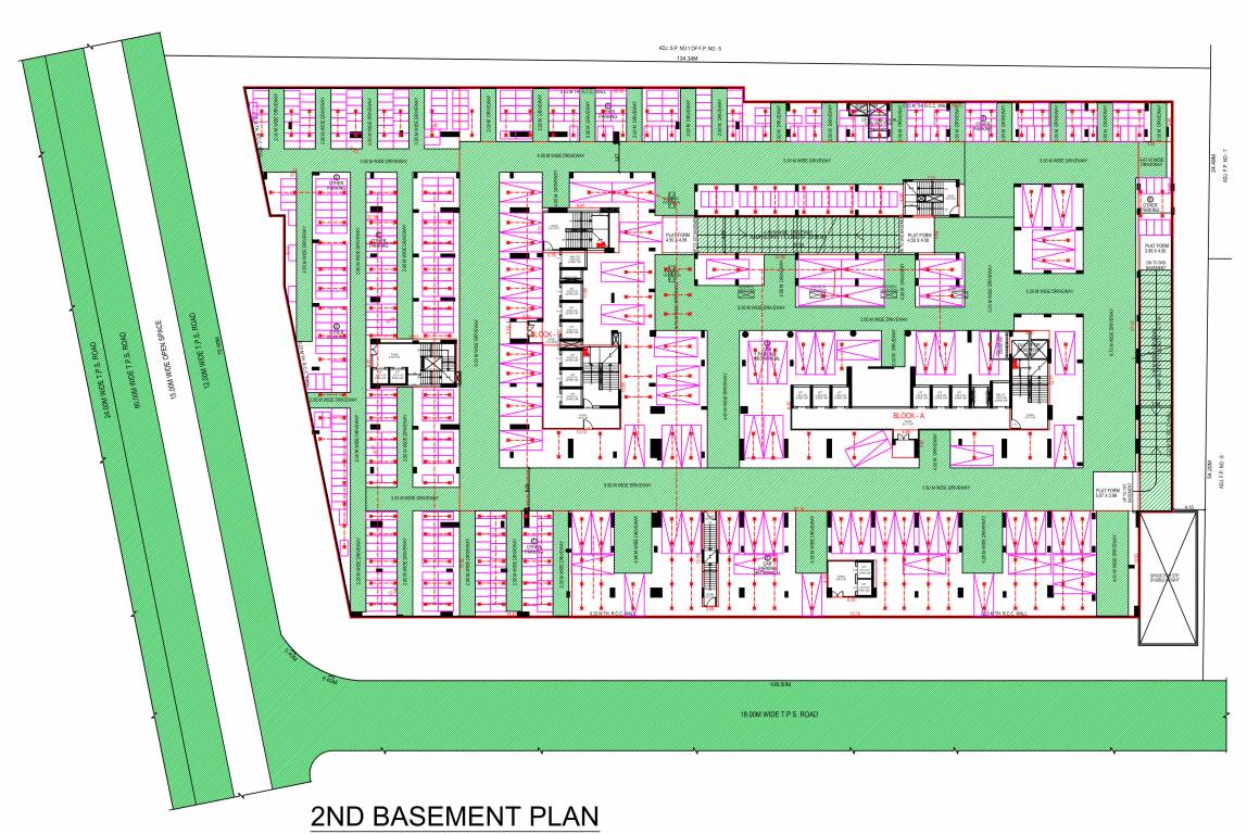  trade centre A + b 2nd Basement Cluster Plan
