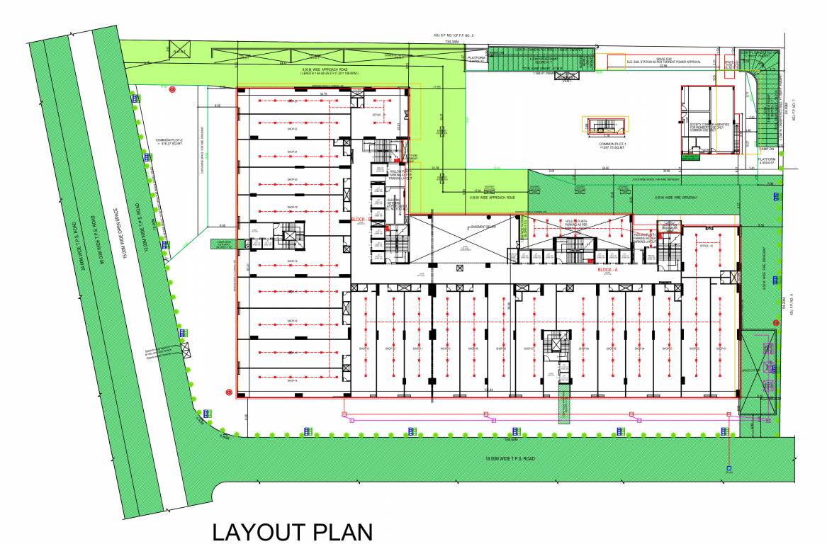  trade centre Layout Plan
