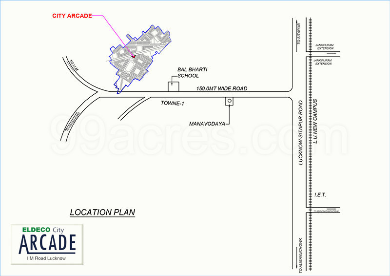  city arcade Location Plan