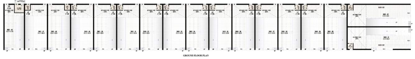  balaji industrial park A, B, C Ground Cluster Plan From Shed No 46 To 62