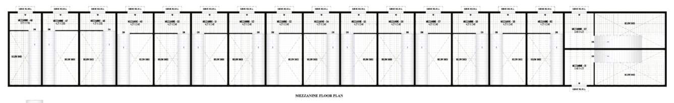  balaji industrial park A, B, C Mezzanine Cluster Plan From Shed No 46 To 62