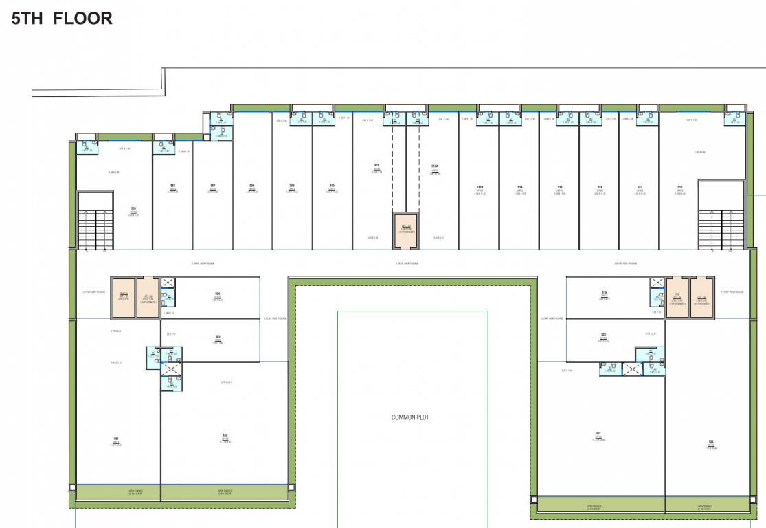  the crown A Cluster Plan For 5th Floor