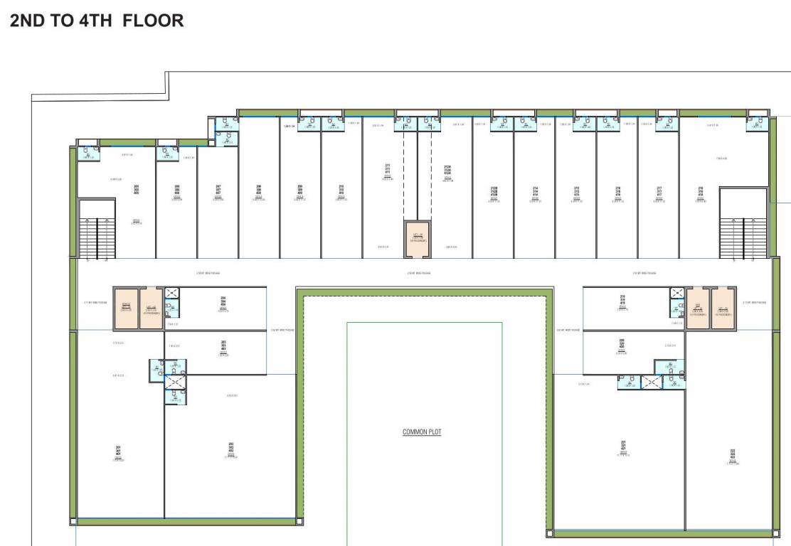  the crown A Cluster Plan From 2nd To 4th Floor