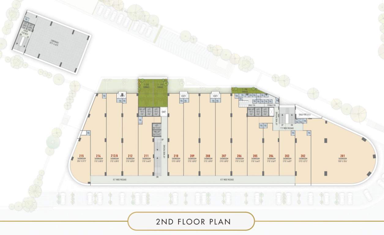  the keshavbaug capital A Cluster Plan For 2nd Floor